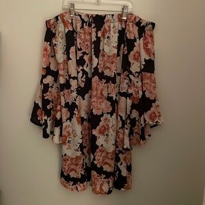 Altard State Floral off the shoulder dress